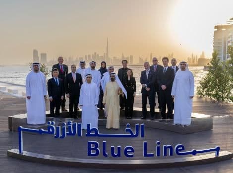 Mohammed bin Rashid lays foundation stone for Dubai Metro Blue Line